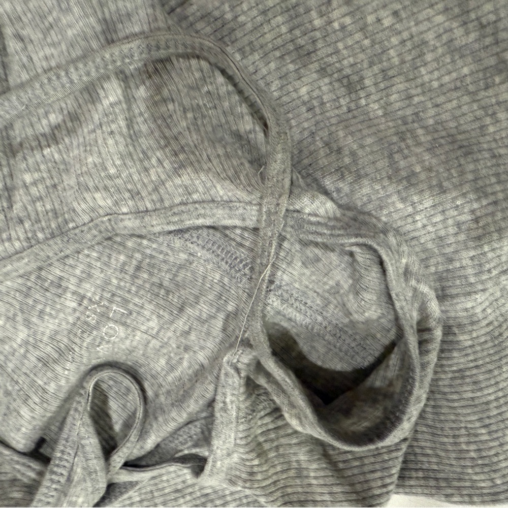 Love by Gap Gray Ribbed Intimate Sleepwear Set - Picture 5 of 8